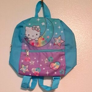 Hello Kitty Sanrio Small Blue Backpack School Bag